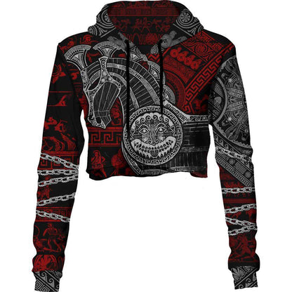 Crop Hoodie XS Trojan Crop Hoodie ILIAD_222A_XS