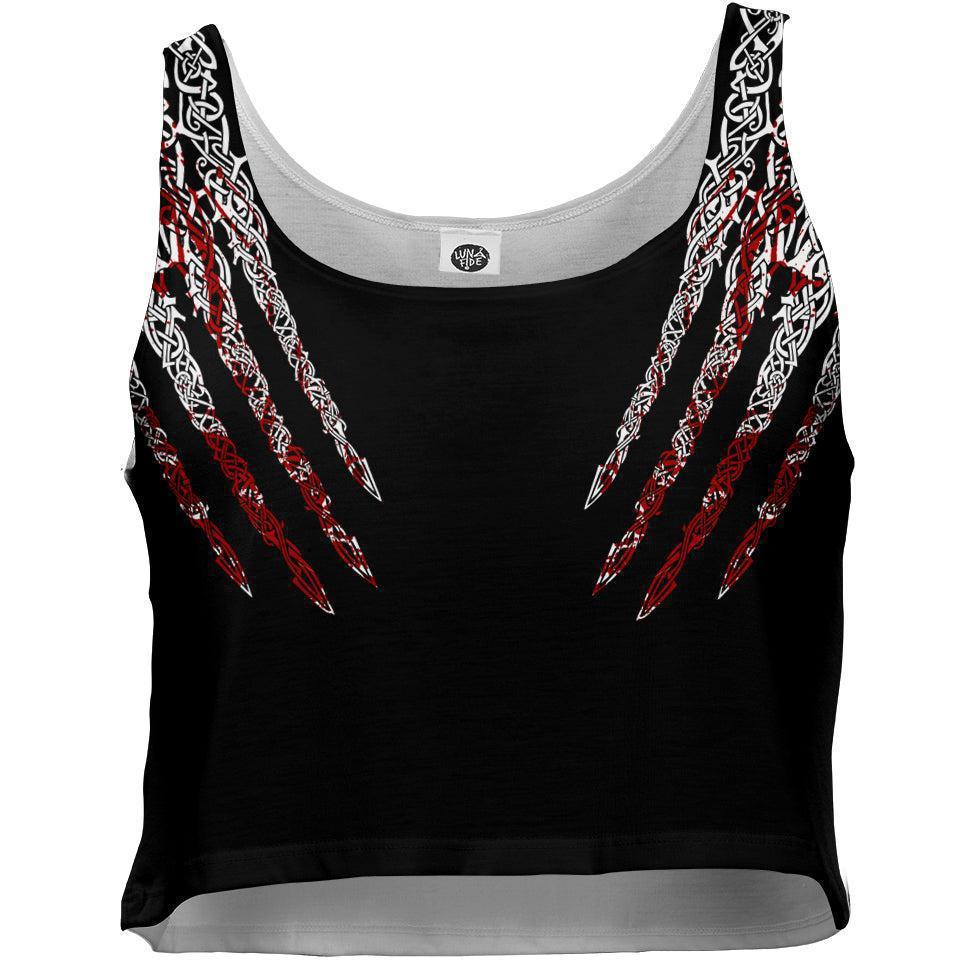 Crop Top S Berserker Crop Top-Limited BERSERKER-BLOOD_WOMENS-CROP-TANK_SM