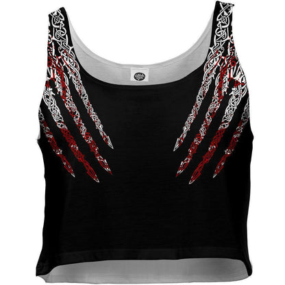 Crop Top S Berserker Crop Top-Limited BERSERKER-BLOOD_WOMENS-CROP-TANK_SM