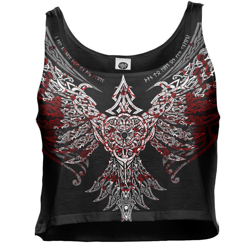 Crop Top S / Original Huginn Crop Top - Limited HUGGIN-BLOODY_WOMENS-CROP-TANK_SM