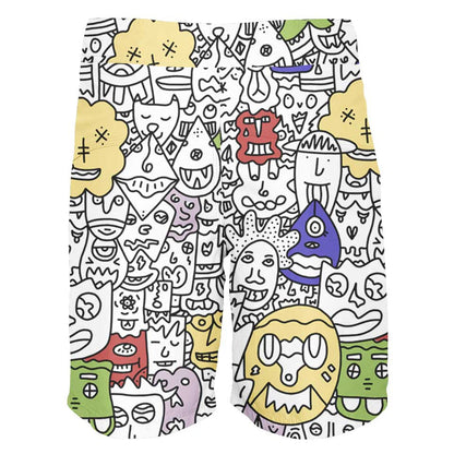 Pretty Done's Doodle Boardshorts