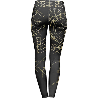The Stave Leggings - Gold