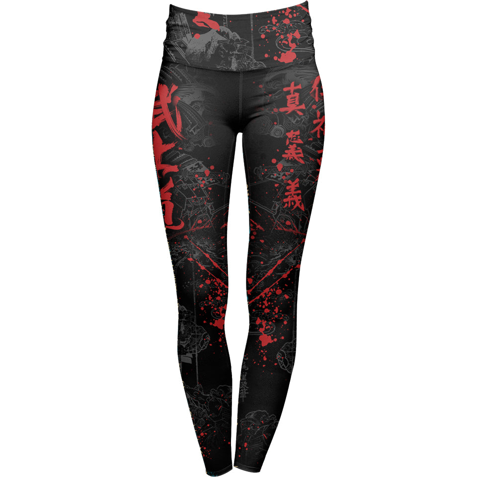 High Waisted Leggings Bushido High Waisted Leggings
