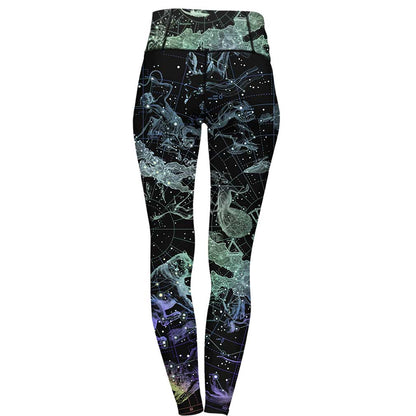 High Waisted Leggings Constellations High Waisted Leggings