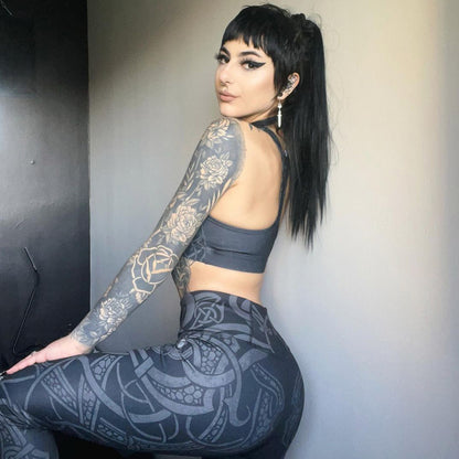 High Waisted Leggings Ghost High Waisted Leggings