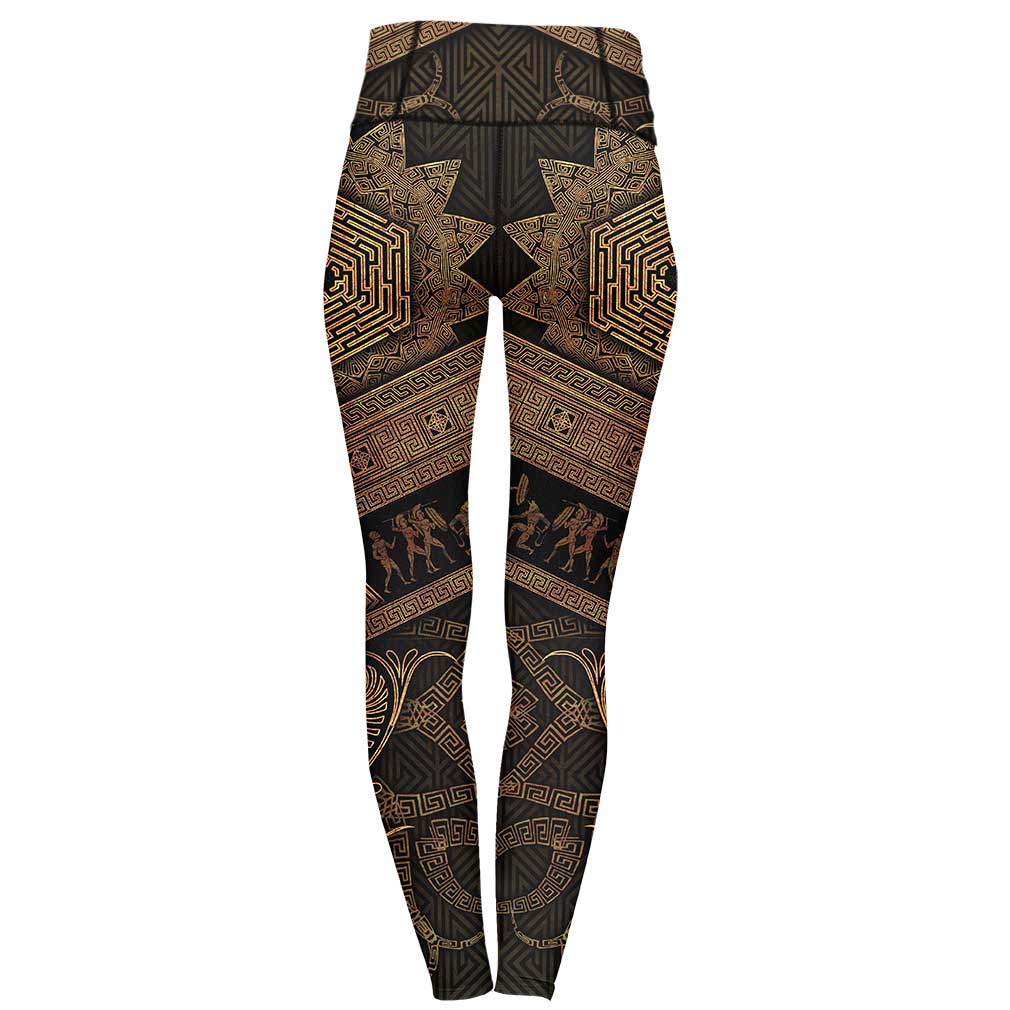 High Waisted Leggings Labyrinth High Waisted Leggings