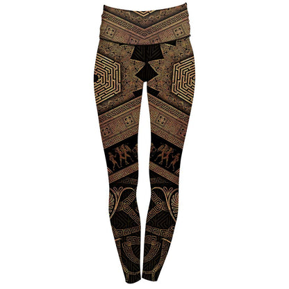 High Waisted Leggings Labyrinth High Waisted Leggings