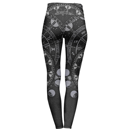 High Waisted Leggings Moon Magic High Waisted Leggings