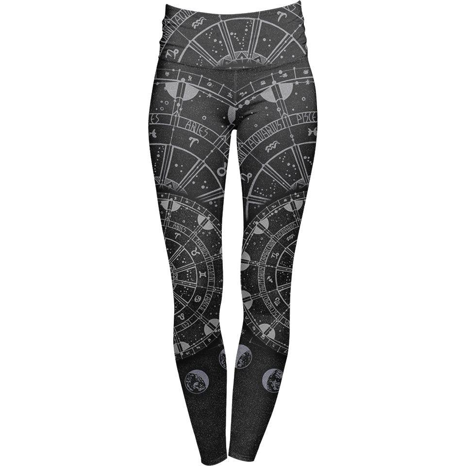 High Waisted Leggings Moon Magic High Waisted Leggings