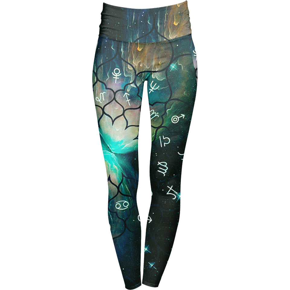 High Waisted Leggings Nebula High Waisted Leggings