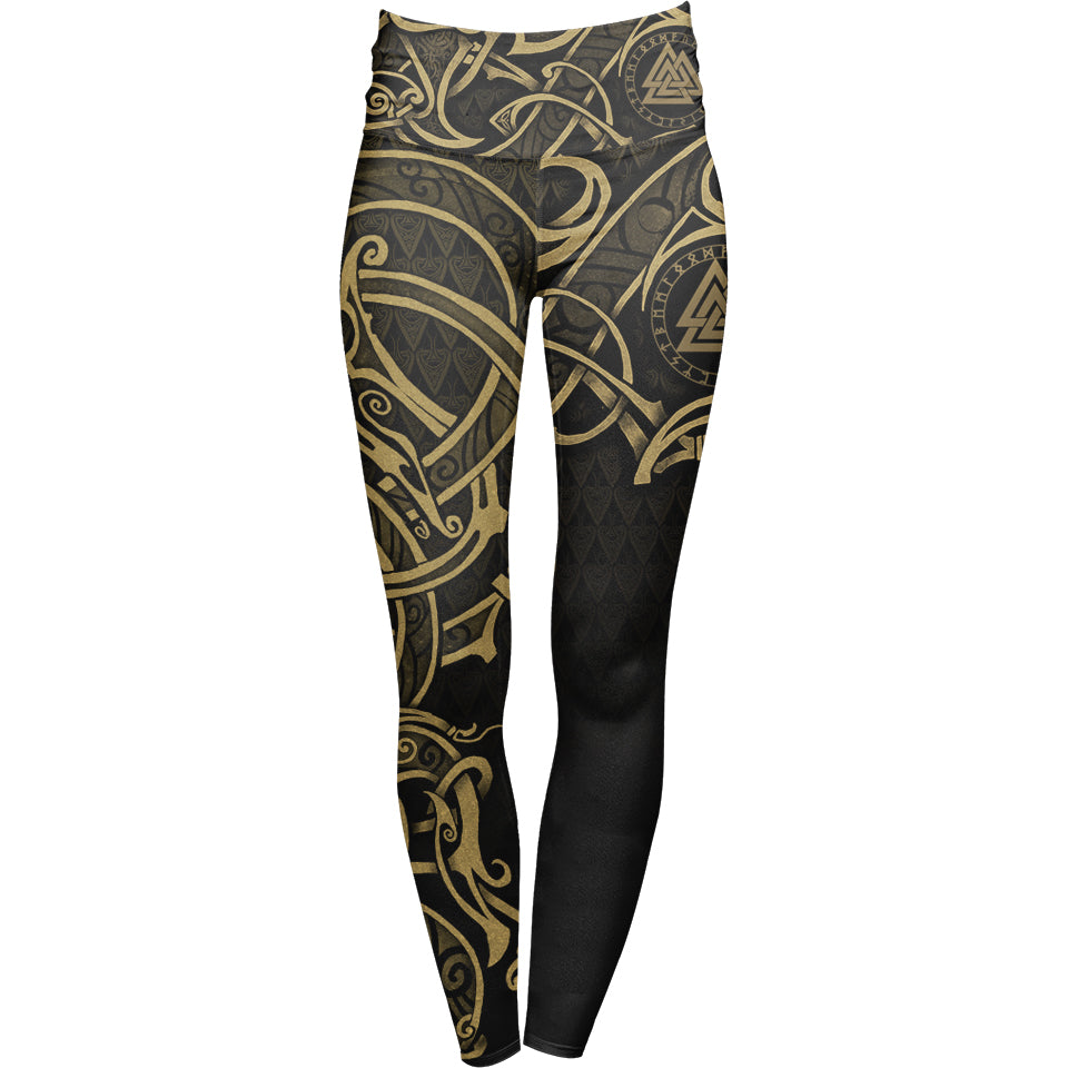 High Waisted Leggings Valknut High Waisted Leggings