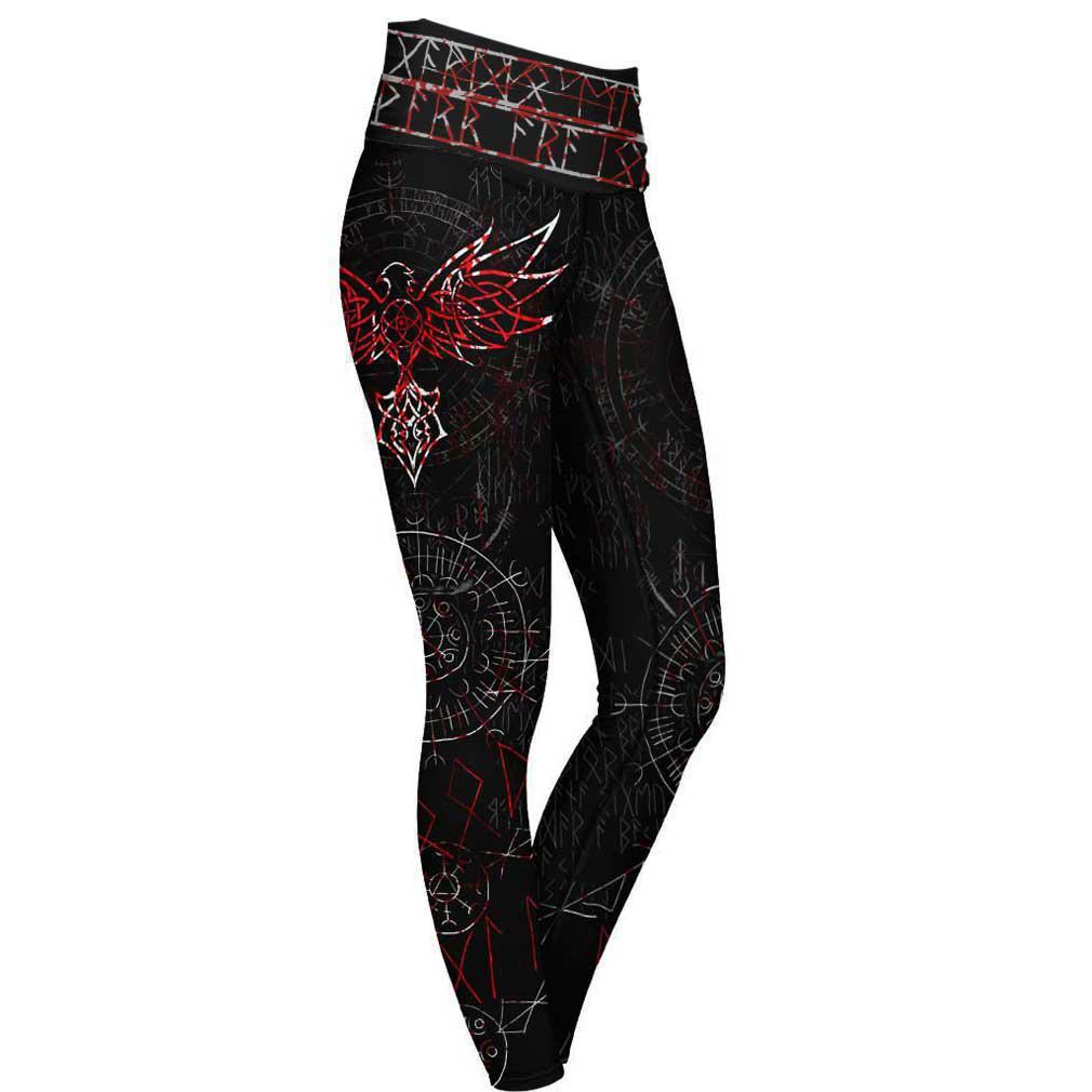 High Waisted Leggings XS Eagle High Waisted Leggings - Limited 102_YOGA-PANT_XS_BLOODEAGLE