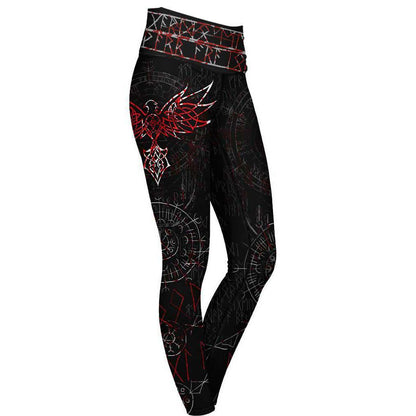 High Waisted Leggings XS Eagle High Waisted Leggings - Limited 102_YOGA-PANT_XS_BLOODEAGLE