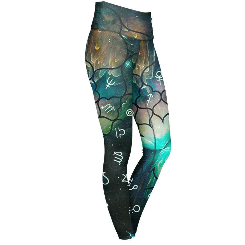 High Waisted Leggings XS Nebula High Waisted Leggings 102_YOGA-PANT_XS_NEBULA
