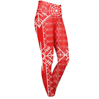 High Waisted Leggings XS Sol High Waisted Leggings 102_YOGA-PANT_XS_SOL-RED