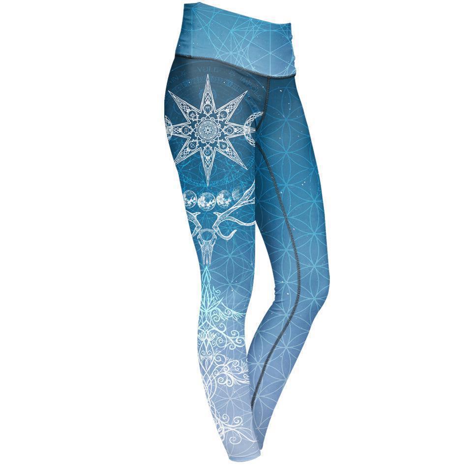High Waisted Leggings XS Yule High Waisted Leggings - Snow Edition 102_YOGA-PANT_XS_YULE-WHT