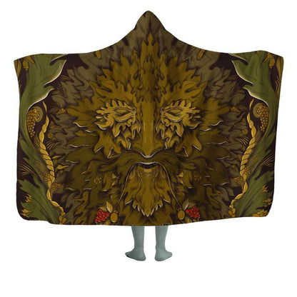 Hooded Blanket 50x60 / MicroFleece Greenman Hooded Blanket GREENMAN_GOODED-BLANKET-50x60
