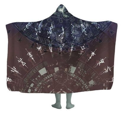 Hooded Blanket Adult-60x80 / Premium Sherpa / Dark Alchemy Hooded Blanket ALCHEMY-DARK_HOODED-BLANKET-60x80-SHERPA