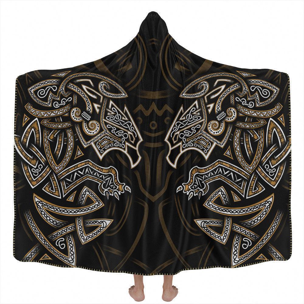 Hooded Blanket Adult-60x80 / Premium Sherpa Griffin Hooded Blanket GRIFFIN_HOODED-BLANKET-60x80-SHERPA