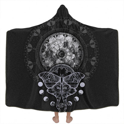 Hooded Blanket Adult-60x80 / Premium Sherpa Moon Magic Hooded Blanket MOON_HOODED-BLANKET-60x80-SHERPA