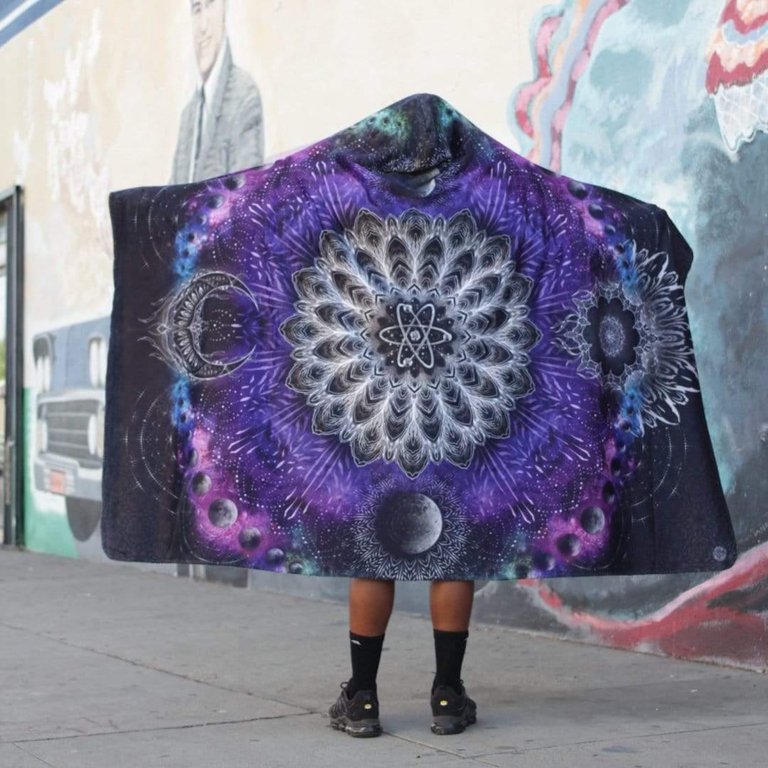 Hooded Blanket Intergalactic Universe Hooded Blanket