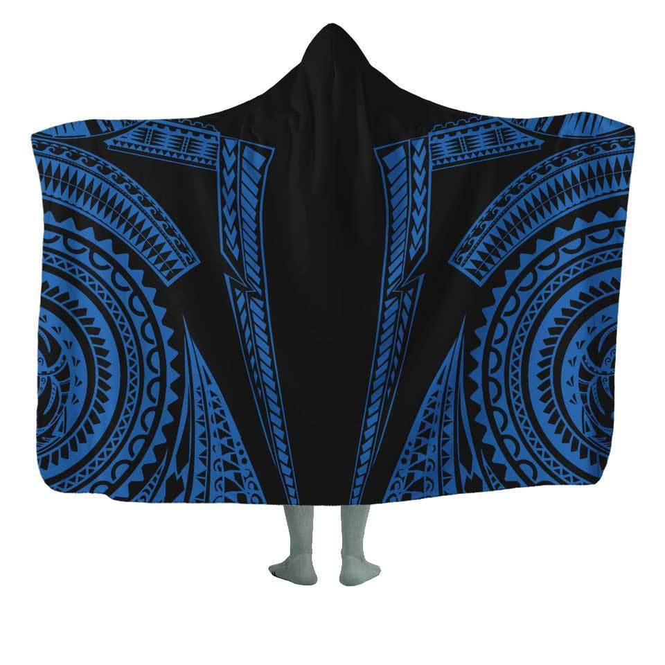 Hooded Blanket Kids - 50x60 / Blue / MicroFleece Kanaloa Hooded Blanket KANALOA-BLUE_HOODED-BLANKET-50x60
