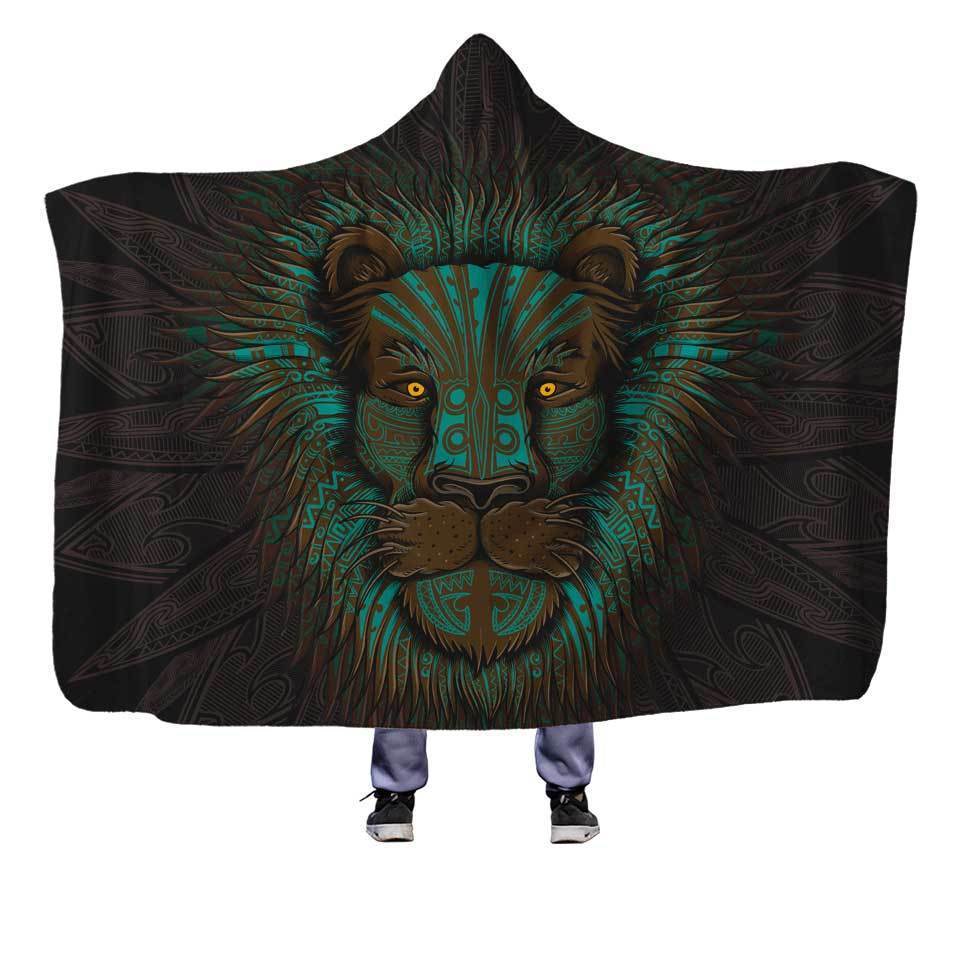 Hooded Blanket Lion Warrior Hooded Blanket
