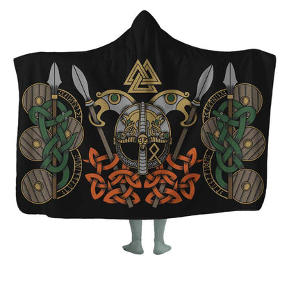 Hooded Blanket Premium Sherpa / Adult 60x80 All Father's Beard Hooded Blanket BEARD_HOODED-BLANKET-60x80-SHERPA