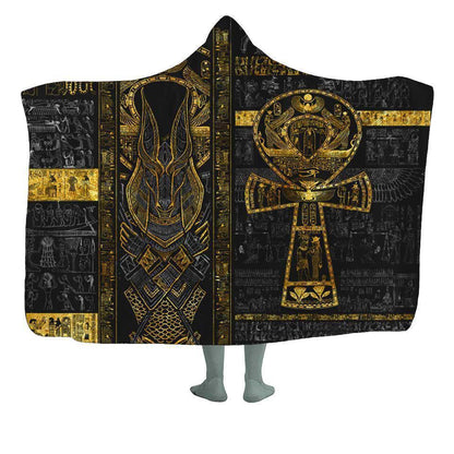 Hooded Blanket Premium Sherpa / Adult 60x80 Book of the Dead Hooded Blanket-Limited BOOK-OF-THE-DEAD-LTD_HOODED-BLANKET-60x80-SHERPA