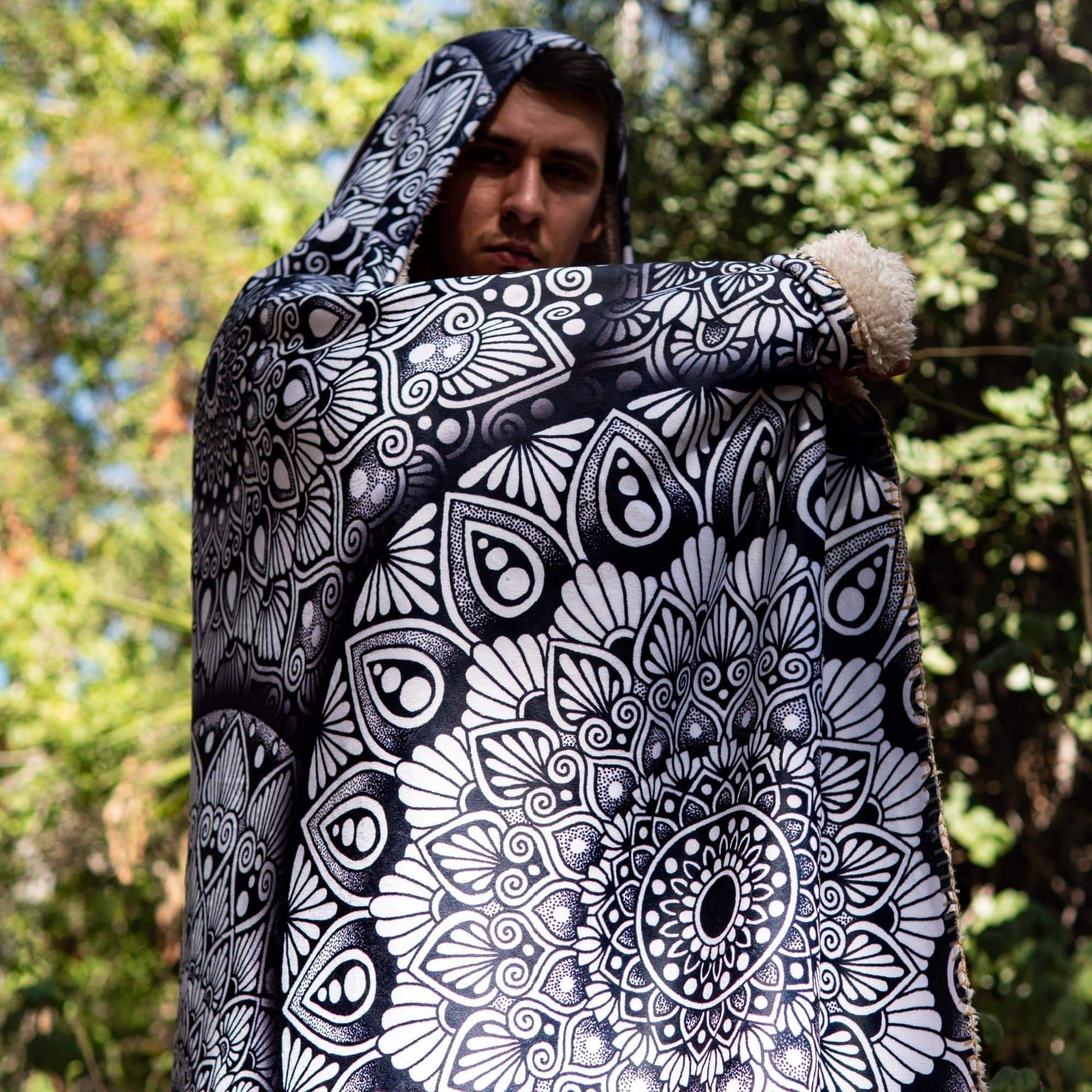 Hooded Blanket Spirit Spheres Hooded Blanket