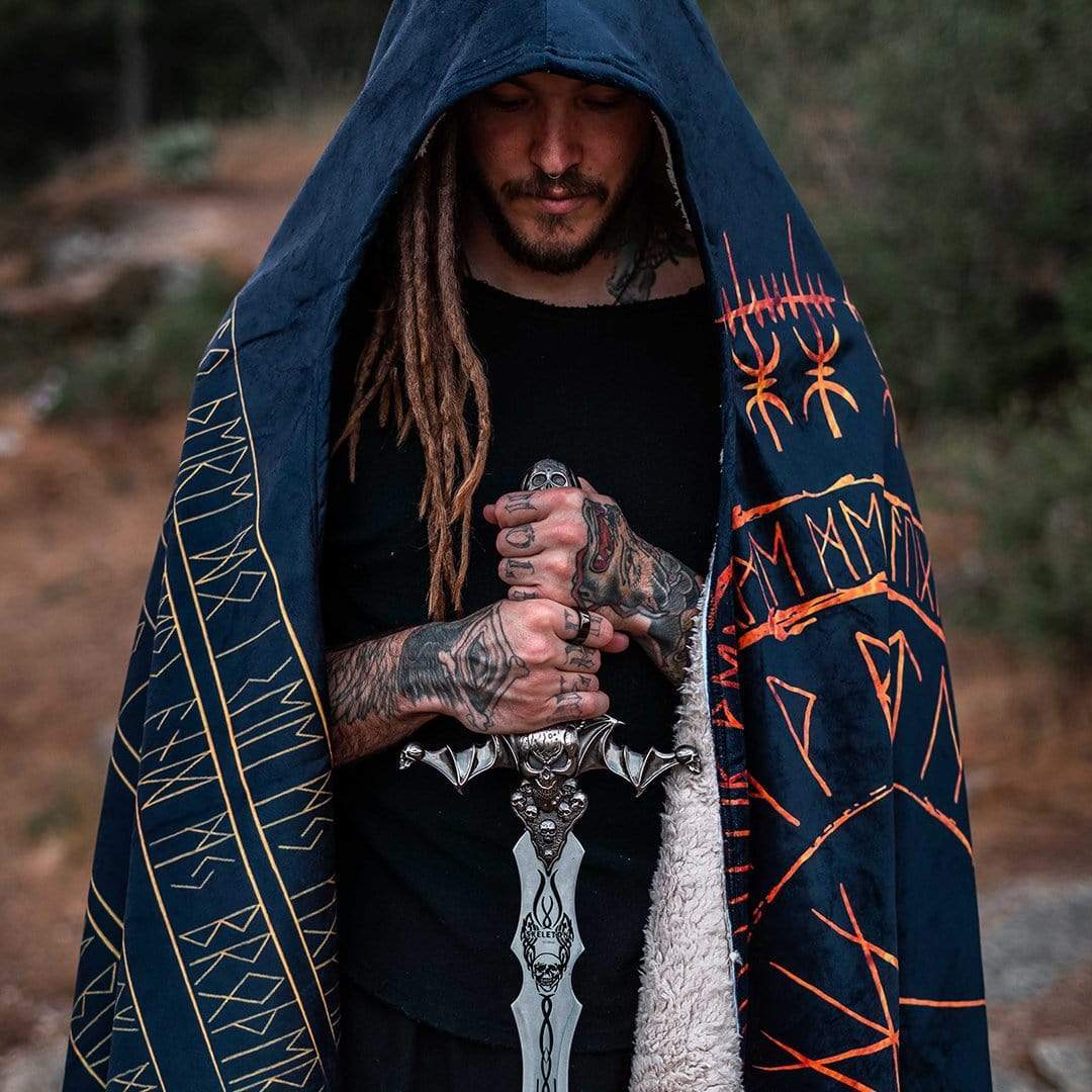 Hooded viking blanket new arrivals