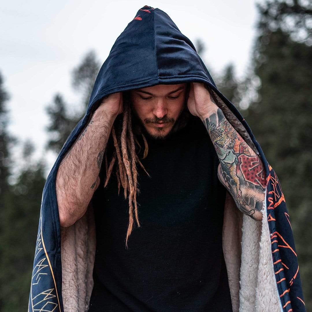 Viking blanket hoodie sale