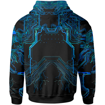 Hoodie Cyber Pullover Hoodie