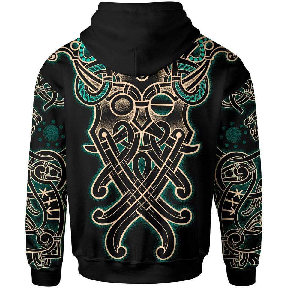 Hoodie Odin Mask Pullover Hoodie