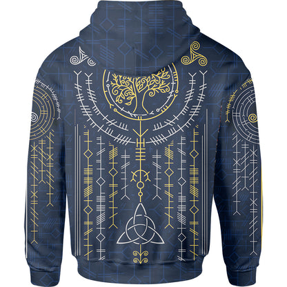 Hoodie Ogham Pullover Hoodie