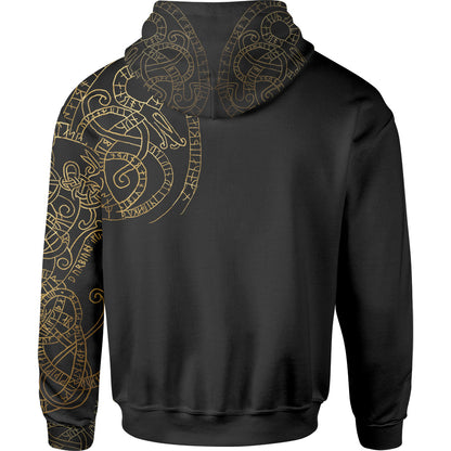 Hoodie Raven God Pullover Hoodie