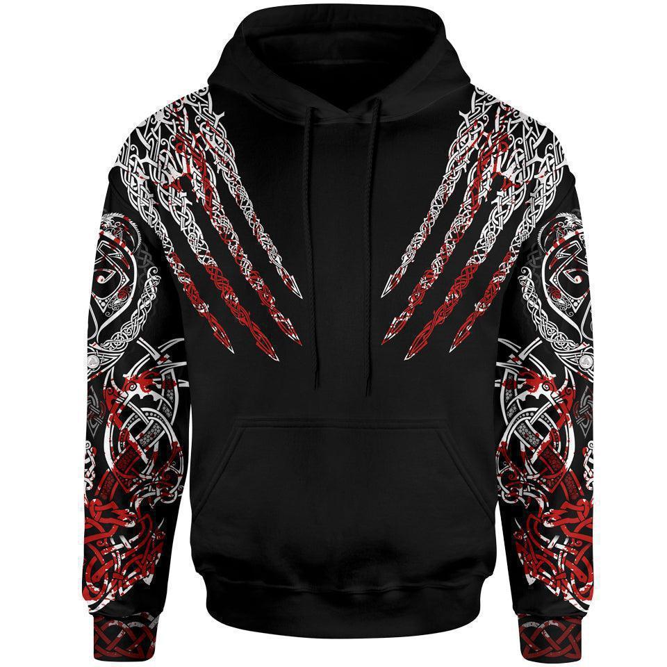 Hoodie S / Black Berserker Pullover Hoodie-Limited BERSERKER-BLOOD_HOODIE-3.0_SM