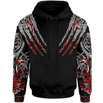 Hoodie S / Black Berserker Pullover Hoodie-Limited BERSERKER-BLOOD_HOODIE-3.0_SM