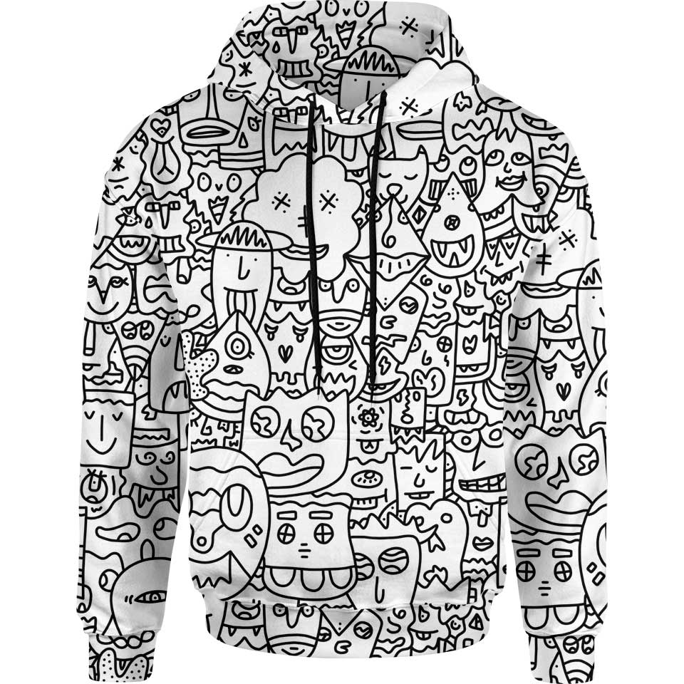 Hoodie S / Plain Pretty Done's Doodle Pullover Hoodie DONE-DOODLE_HOODIE-3.0_SM