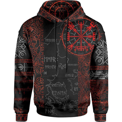 Hoodie SM Vegvisir Pullover Hoodie - Ember Edition VEGVISIR3_HOODIE-3.0_SM