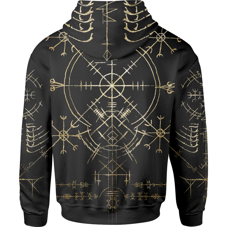 Hoodie The Stave Pullover Hoodie - Gold