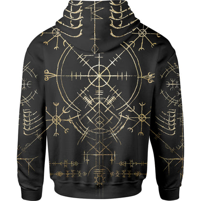 Hoodie The Stave Pullover Hoodie - Gold