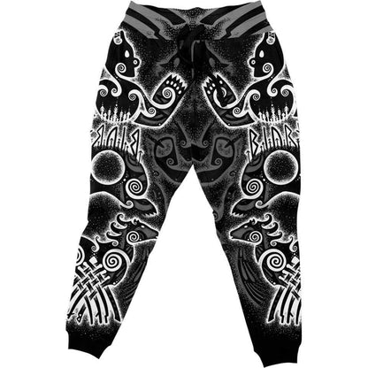 Joggers S Norse Beasts Joggers VIKING-ANIMALS_JOGGER_SM