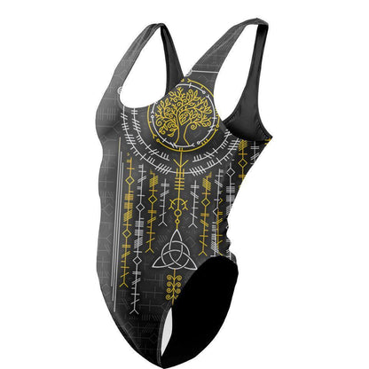 One-Piece Swimsuit S / High Waist-Low Back Ogham Swimsuit - Black Edition OGHAM-BLK_SWIMSUIT_V2_SM