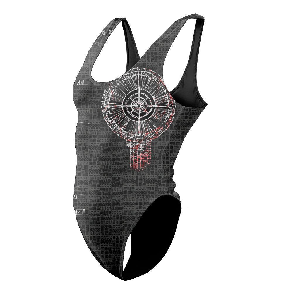 One-Piece Swimsuit S / High Waist-Low Back Opala Swimsuit - Blood Edition OPALA-RED_SWIMSUIT_V2_SM