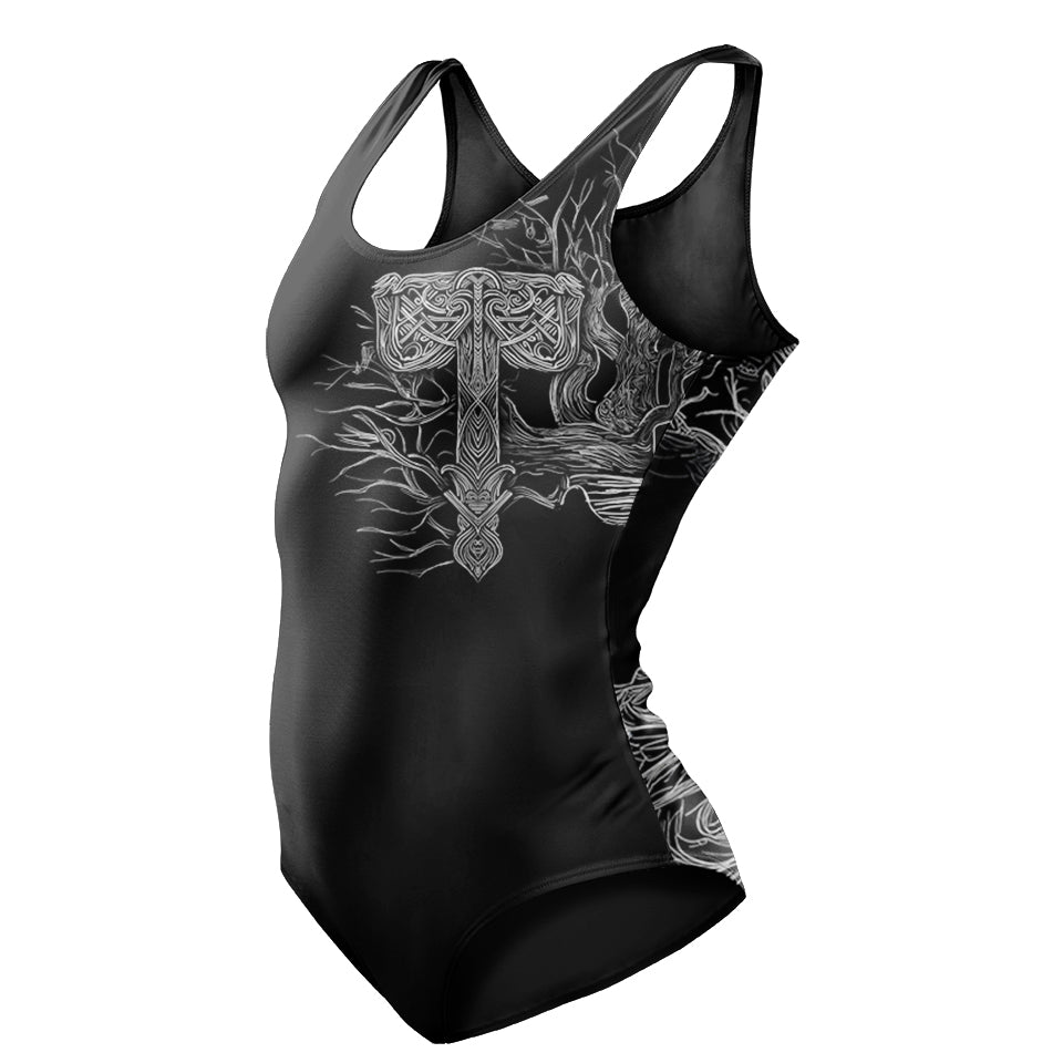 One-Piece Swimsuit S / Original Dark Throne Swimsuit THRONE_SWIMSUIT_V1_SM