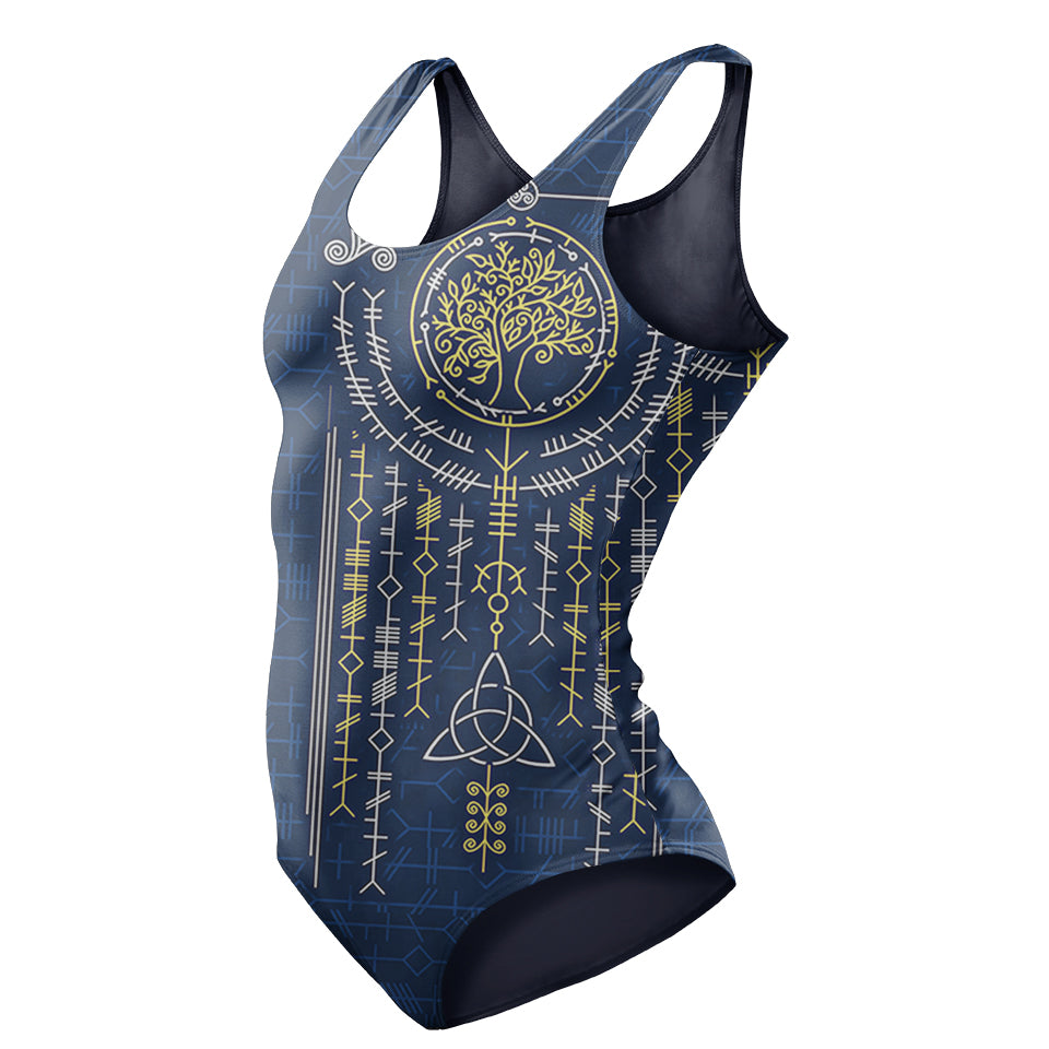 One-Piece Swimsuit S / Original Ogham Swimsuit OGHAM_SWIMSUIT_V1_SM