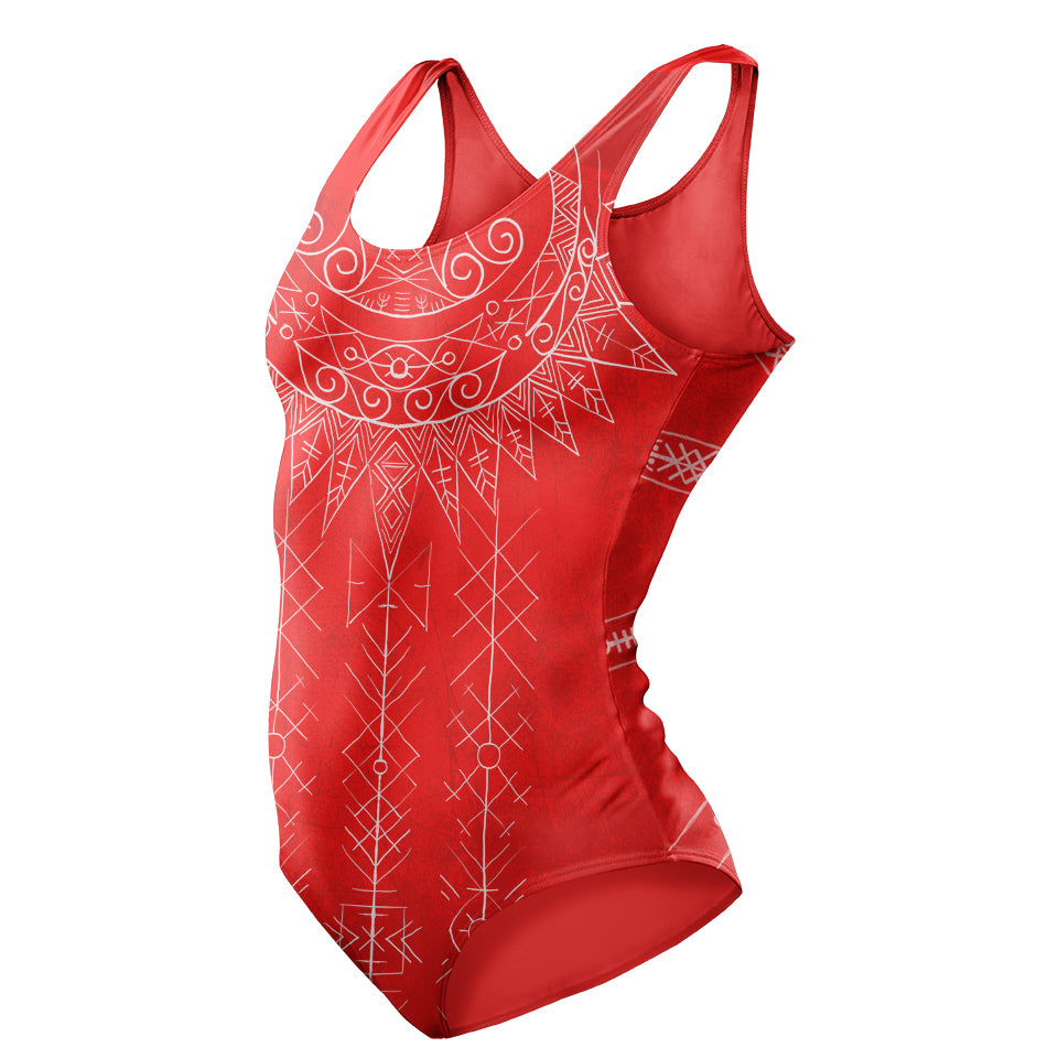 One-Piece Swimsuit S / Original Sol Swimsuit SOL-RED_SWIMSUIT_V1_SM