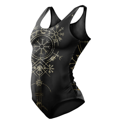 One-Piece Swimsuit S / Original The Stave Swimsuit - Gold STAVE-GOLD_SWIMSUIT_V1_SM