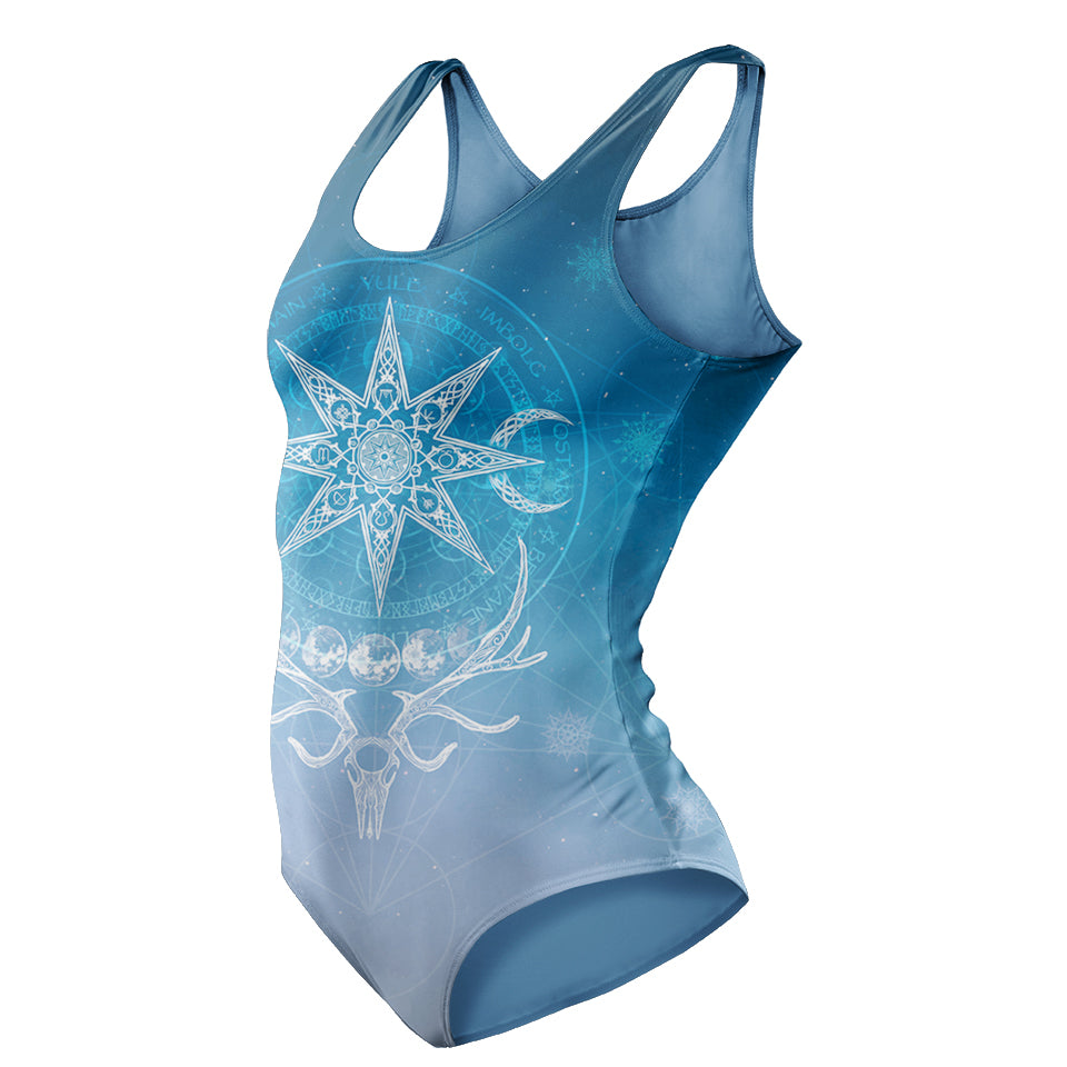 One-Piece Swimsuit S / Original Yule Swimsuit - Snow Edition YULE_SWIMSUIT_V1_SM